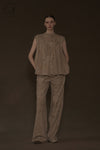 Mutedance 24 Autumn and Winter Wool Silk Short Sleeve T-shirt MD-MD24FW48-SAND MD24FW47 MD24FW48 MD24FW49